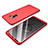 Hard Rigid Plastic Matte Finish Front and Back Cover Case 360 Degrees for Samsung Galaxy S9 Plus Red