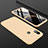 Hard Rigid Plastic Matte Finish Front and Back Cover Case 360 Degrees for Xiaomi Mi 8 Gold