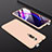 Hard Rigid Plastic Matte Finish Front and Back Cover Case 360 Degrees for Xiaomi Mi 9T Gold