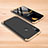 Hard Rigid Plastic Matte Finish Front and Back Cover Case 360 Degrees for Xiaomi Mi Play 4G Gold and Black