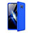 Hard Rigid Plastic Matte Finish Front and Back Cover Case 360 Degrees for Xiaomi Poco X3 NFC Blue