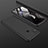 Hard Rigid Plastic Matte Finish Front and Back Cover Case 360 Degrees for Xiaomi Redmi 9 India Black