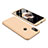 Hard Rigid Plastic Matte Finish Front and Back Cover Case 360 Degrees for Xiaomi Redmi Note 5 AI Dual Camera Gold