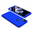 Hard Rigid Plastic Matte Finish Front and Back Cover Case 360 Degrees for Xiaomi Redmi Note 5 Blue