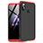 Hard Rigid Plastic Matte Finish Front and Back Cover Case 360 Degrees for Xiaomi Redmi Note 6 Pro Red and Black