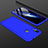 Hard Rigid Plastic Matte Finish Front and Back Cover Case 360 Degrees for Xiaomi Redmi Note 7 Pro Blue