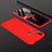 Hard Rigid Plastic Matte Finish Front and Back Cover Case 360 Degrees for Xiaomi Redmi Note 7 Red