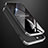 Hard Rigid Plastic Matte Finish Front and Back Cover Case 360 Degrees M01 for Apple iPhone 14 Pro Silver and Black