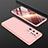 Hard Rigid Plastic Matte Finish Front and Back Cover Case 360 Degrees M01 for Huawei P40 Pro+ Plus Rose Gold