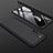 Hard Rigid Plastic Matte Finish Front and Back Cover Case 360 Degrees M01 for Oppo Reno4 Pro 4G Black