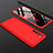 Hard Rigid Plastic Matte Finish Front and Back Cover Case 360 Degrees M01 for Oppo Reno4 Pro 4G Red