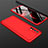 Hard Rigid Plastic Matte Finish Front and Back Cover Case 360 Degrees M01 for Realme 7 Red