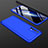 Hard Rigid Plastic Matte Finish Front and Back Cover Case 360 Degrees M01 for Realme Narzo 20 Pro Blue