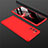 Hard Rigid Plastic Matte Finish Front and Back Cover Case 360 Degrees M01 for Samsung Galaxy Note 20 5G Red