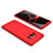 Hard Rigid Plastic Matte Finish Front and Back Cover Case 360 Degrees M01 for Samsung Galaxy S8 Plus Red