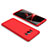 Hard Rigid Plastic Matte Finish Front and Back Cover Case 360 Degrees M01 for Samsung Galaxy S8 Red