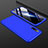 Hard Rigid Plastic Matte Finish Front and Back Cover Case 360 Degrees M01 for Xiaomi Mi 9 Pro Blue