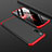 Hard Rigid Plastic Matte Finish Front and Back Cover Case 360 Degrees M01 for Xiaomi Mi 9 Pro Red and Black