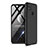Hard Rigid Plastic Matte Finish Front and Back Cover Case 360 Degrees M01 for Xiaomi Redmi 9C Black