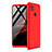 Hard Rigid Plastic Matte Finish Front and Back Cover Case 360 Degrees M01 for Xiaomi Redmi 9C NFC Red