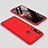 Hard Rigid Plastic Matte Finish Front and Back Cover Case 360 Degrees M01 for Xiaomi Redmi Note 8 Red
