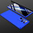 Hard Rigid Plastic Matte Finish Front and Back Cover Case 360 Degrees M02 for Samsung Galaxy S23 Ultra 5G Blue