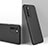 Hard Rigid Plastic Matte Finish Front and Back Cover Case 360 Degrees P01 for Huawei Honor Play4 5G Black