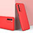 Hard Rigid Plastic Matte Finish Front and Back Cover Case 360 Degrees P01 for Huawei Honor Play4 5G Red