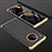 Hard Rigid Plastic Matte Finish Front and Back Cover Case 360 Degrees P01 for Huawei Mate 30 Pro Gold and Black