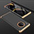 Hard Rigid Plastic Matte Finish Front and Back Cover Case 360 Degrees P01 for Huawei Mate 30E Pro 5G Gold and Black