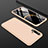 Hard Rigid Plastic Matte Finish Front and Back Cover Case 360 Degrees P01 for Huawei Nova 5 Gold