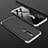 Hard Rigid Plastic Matte Finish Front and Back Cover Case 360 Degrees P01 for Nokia 6.1 Plus Silver