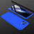 Hard Rigid Plastic Matte Finish Front and Back Cover Case 360 Degrees P01 for Xiaomi Mi 11 5G Blue