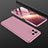 Hard Rigid Plastic Matte Finish Front and Back Cover Case 360 Degrees P01 for Xiaomi Mi 11 5G Rose Gold