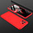 Hard Rigid Plastic Matte Finish Front and Back Cover Case 360 Degrees P01 for Xiaomi Mi 11 Lite 5G Red