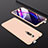Hard Rigid Plastic Matte Finish Front and Back Cover Case 360 Degrees P01 for Xiaomi Mi 9T Gold