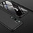 Hard Rigid Plastic Matte Finish Front and Back Cover Case 360 Degrees P01 for Xiaomi Mi Note 10 Black