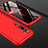 Hard Rigid Plastic Matte Finish Front and Back Cover Case 360 Degrees P01 for Xiaomi Mi Note 10 Red