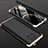 Hard Rigid Plastic Matte Finish Front and Back Cover Case 360 Degrees P01 for Xiaomi Poco F2 Pro Gold and Black