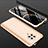 Hard Rigid Plastic Matte Finish Front and Back Cover Case 360 Degrees P01 for Xiaomi Redmi K30 Pro 5G Gold