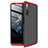 Hard Rigid Plastic Matte Finish Front and Back Cover Case 360 Degrees P02 for Huawei Honor 20S Red and Black