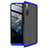 Hard Rigid Plastic Matte Finish Front and Back Cover Case 360 Degrees P02 for Huawei Nova 5T Blue and Black