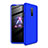 Hard Rigid Plastic Matte Finish Front and Back Cover Case 360 Degrees P02 for OnePlus 7T Pro Blue