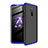 Hard Rigid Plastic Matte Finish Front and Back Cover Case 360 Degrees P02 for OnePlus 7T Pro Blue and Black