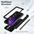 Hard Rigid Plastic Matte Finish Front and Back Cover Case 360 Degrees P02 for Samsung Galaxy Z Fold2 5G