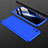 Hard Rigid Plastic Matte Finish Front and Back Cover Case 360 Degrees P03 for Xiaomi Redmi 9A Blue