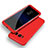 Hard Rigid Plastic Matte Finish Front and Back Cover Case 360 Degrees Q03 for Samsung Galaxy S8 Plus Red