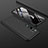 Hard Rigid Plastic Matte Finish Front and Back Cover Case 360 Degrees R01 for Xiaomi Mi Note 10 Black