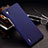 Hard Rigid Plastic Matte Finish Snap On Case for Huawei Ascend P7 Blue