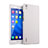 Hard Rigid Plastic Matte Finish Snap On Case for Huawei Ascend P7 White